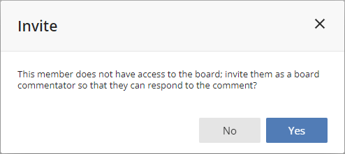 Comment Mention Invite