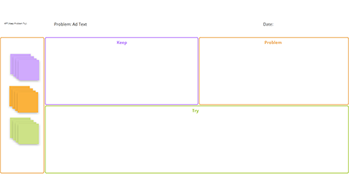 KPT (Keep, Problem & Try)