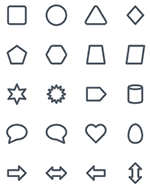 Shapes that can link