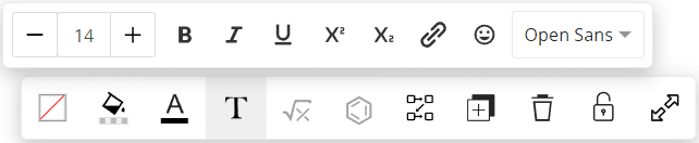 text text toolbar