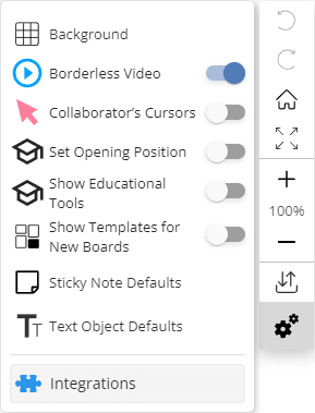 setting borderless video 2