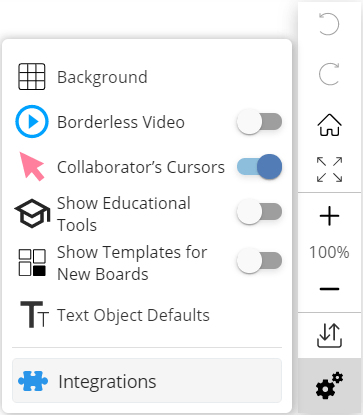 Settings and Integrations